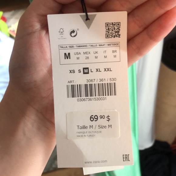 ZARA SATIN EFFECT DRESS - Picture 5 of 5